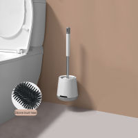 TPR Toilet Brush No Dead Corner Soft Hair Wash Toilet Brush Wall-Mounted Wall-Mounted Household Artifact Toilet Cleaning Kit