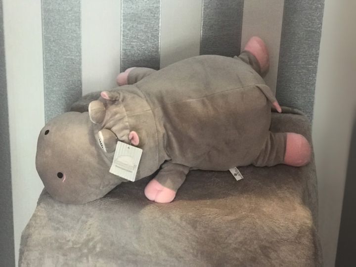 หมอนผ้าห่มตุ๊กตาฮิปโป-hippo-ขนาด-22-นิ้ว