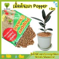 เม็ดดินเผา (หินป๊อบเปอร์) 1 ลิตร มีขนาด S, M, L Popper วัสดุเพื่อการเพาะปลูกคุณภาพสูง ช่วยอุ้มน้ำ