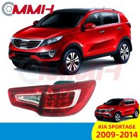 Kia Sportage 2009-2014 เสื้อ​ไฟท้าย ไฟท้าย​แต่ง ไฟท้ายไฟเบรค​ ไฟเลี้ยว Taillamp Taillight ไฟท้าย​ พร้อมทับทิม ไฟท้ายกันชนหลังสําหรับ​ ทับทิมในฝาท้ายไฟท้าย ไฟเบรก ไฟสัญญาณเตือน