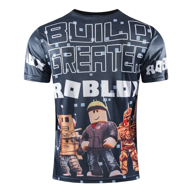 children's jersey Big boy sweatshirt T-shirt Roblox T-shirt for Kids Game  Cartoon Printed Shirts 17001