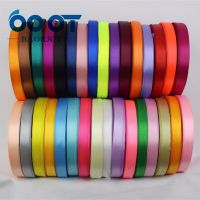 ☎◑ B-166910 10mm 31 color can choose 25 Yards Silk Satin Ribbon Wedding decorative ribbons gift wrap DIY handmade materials