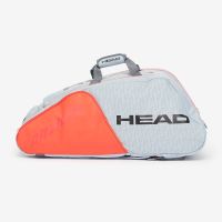 Head กระเป๋าเทนนิส Radical 12R Monstercombi Tennis Bag | Grey/Orange ( 283501 )