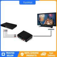 ❁❃✵ 【yunhai】Professional YPBPR To HDMI-compatible Converter AV HDCP YPbPr/RGB R/L Audio To HDMI-compatible Converter Adapter