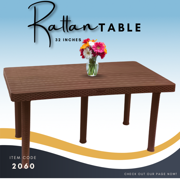 Assemble Rattan Table 36×60 (8 Seaters) Lazada PH