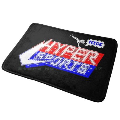 [HoT Zz] Hyper Sports ( Hyper 84) เสื่อประตูทางเข้าพรมเช็ดเท้าในห้องน้ำสีทองแอบสแตรกต์แฟชั่นบ้านซิกแซ็กทรงเรขาคณิตสไตล์โบฮีเมียนทันสมัย