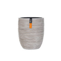 Vase Elegant High Rib (Size W 12 x H 15 cm) - กระถางต้นไม้ Modern แบรนด์ Capi Europe