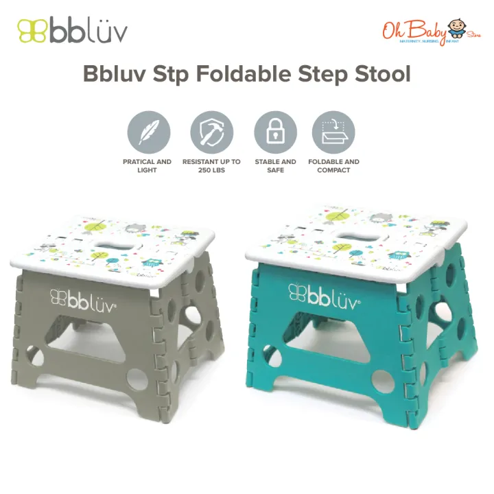 Bbluv Step Foldable Baby Step Stool Oh Baby Store Lazada