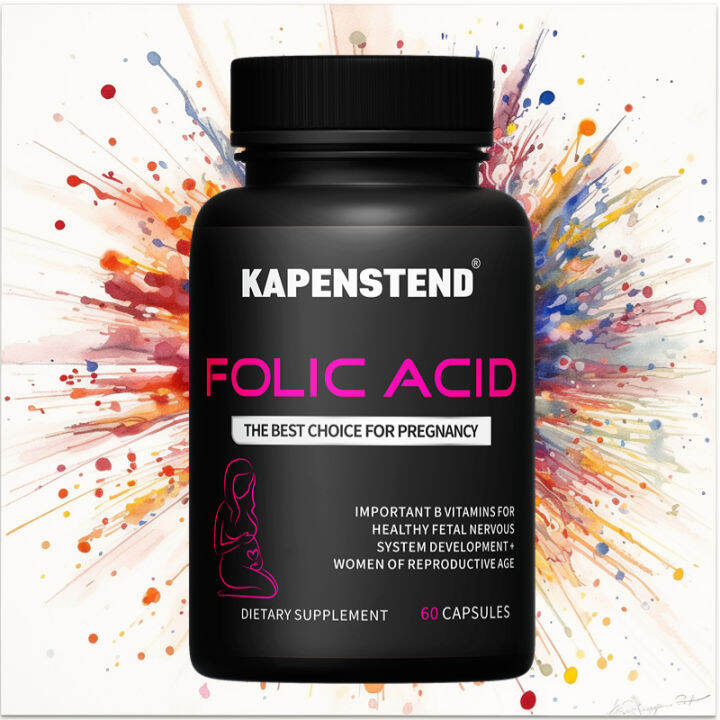 Folic Acid Capsules,Ritual Prenatal Vitamins, Folate & Choline for