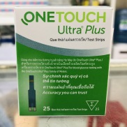 Que thử đường huyết OneTouch Ultra Plus HỘP 25 que