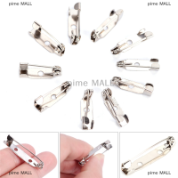 pime MALL 10pcs เข็มกลัดความปลอดภัยจับบาร์ล็อคหมุดกลับฐานค้นพบ DIY CRAFT 15-40mm