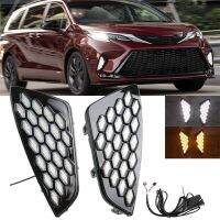 12V Car DRL Fog Lamp Decoration LED Daytime Running Light for Sienna XSE 2021-2022 Car Accessories