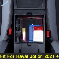 Laus คอนโซลกลางที่เท้าแขนกล่องเก็บเหมาะสำหรับ Haval Jolion 2021 2022พลาสติกเก็บรักษาจัดเก็บอุปกรณ์ตกแต่งภายในอานิสงส์ชุด