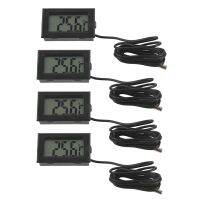 4X New Digital LCD Temperature Gauge Probe Sensor -50°C TO +110°C Range