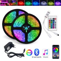 Bluetooth LED Lights Music 5050 LED Strip Lights 30m 20m 15m 10m 5m RGB LED Tape for room Decoration neon lights blacklight