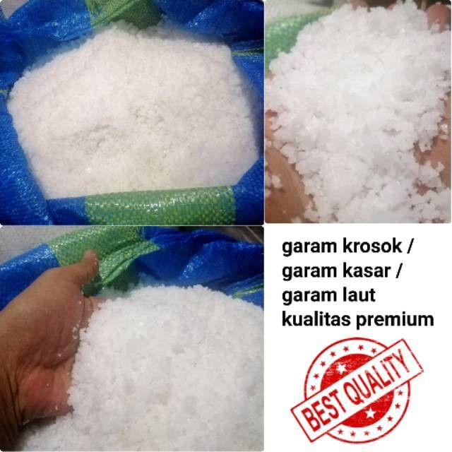 Garam Kasar Per 1kg Garam Krosok Garam Hasil Laut Cirebon Lazada Indonesia 9720