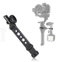 Stabilizer Extension Bracket Arm with Dual Cold Shoe Mount Monitor Mic LED Video Light for Feiyu AK4000 Moza Mini-Mi air
