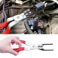 {7ho car tools} Universal Automotive Relay Disassembly Clamp Fuse Puller Car Remover Pliers Clip Hand Tool เครื่องมือซ่อมรถยนต์ที่เหมาะสม