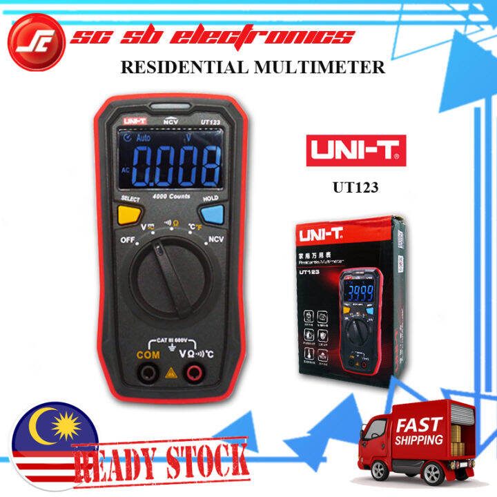 RESIDENTIAL MULTIMETER UNI-T UT123 | Lazada