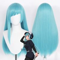 Jujutsu Kaisen Kasumi Miwa Cosplay Wig 70Cm Long Blue Hair Anime Halloween Heat Resistant Synthetic Wigs