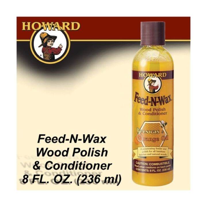 Howard Feed N Wax Wood Polish & Conditioner 236ml Lazada