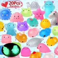 Cosetteme Mini Squishy Toy Cute Glow Mochi Animal Squeeze Antistress Toys For Children Adults Kawaii Slow Rising Stress Relief Gift