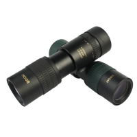 MOGE 8-24x30mm ซูมต่อเนื่อง Monocular HD High Power แบบพกพา Low Light Night Vision ไม่ใช่อินฟราเรดกล้องทรรศน์สีเขียวสีดำ