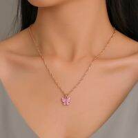 Korean Personality Sweet Butterfly Necklace Acrylic Colored Clavicle Chain For Women Refined Chain Wholesale 2