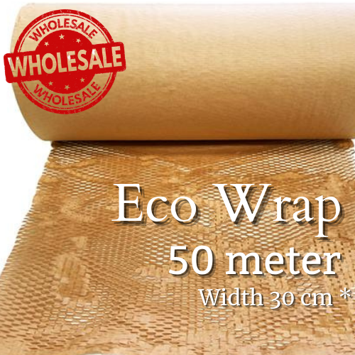 💯Wholesale【50cm*250m】Eco Wrap EcoFriendly Honey Comb Paper Wrapper