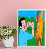 Joan Cornella Cites คุณเป็นโปสเตอร์ตลก,ภาพฝาผนังศิลปะยอดนิยม,ตกแต่งบ้านห้องสำหรับเด็ก,ภาพวาดอารมณ์ขัน,ภาพวาดสีน้ำมัน,การพิมพ์,ภาพฝาผนังผ้าใบ,A23829B2