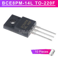 10Pcs BCR8PM 14L TO220F BCR8PM-14L BCR8PM14L TO-220F 8A/700V Triac ใหม่เดิม