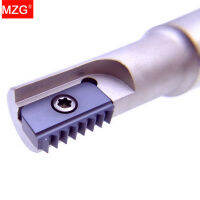 MZG SR ดอกเอ็นมิลขอบเดียวเส้นผ่านศูนย์กลางก้าน 10 12 14 18 มม. เครื่องกลึง CNC Clamp Thread Milling Cutters