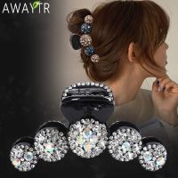 【jw】﹍  Big Rhinestone Hair Claws Crab Hairpins Barrettes Ponytail Accessories Ornaments Hairgrip