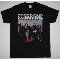 Hot sale Scorpions band graphic Mens 100% Cotton Round Neck Short Sleeve T-Shirt  Adult clothes