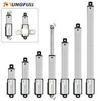 ไมโครไฟฟ้าตัวกระตุ้นเชิงเส้น10213050100มิลลิเมตรจังหวะ DC 12โวลต์ควบคุมมอเตอร์มินิ Eectric กดก้านพัตเตอร์32N64N
