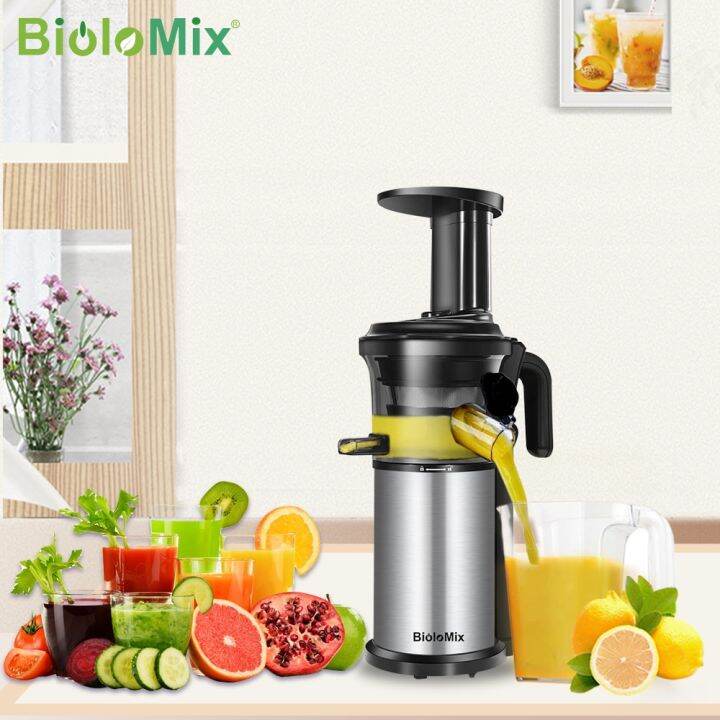 shitong BPA FREE 200W 40RPM Masticating Slow Juicer Low Speed Auger