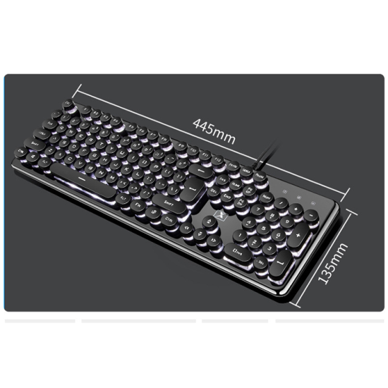 Hcmbàn phím giả cơ detek classic k100 k620 led - ảnh sản phẩm 2