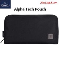 Wiwu Alpha Tech กระเป๋าจัดระเบียบอุปกรณ์อิเล็กทรอนิกส์ กระเป๋าจัดระเบียบสายเคเบิล เดินทาง กันน้ํา ความจุขนาดใหญ่ สําหรับ Apple Pencil ฮาร์ดไดรฟ์ โทรศัพท์ USB การ์ด SD