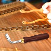 เครื่องมือไวโอลินประแจปรับแต่ง Dulcimer อุปกรณ์กีตาร์เบส JLJ3824ผสมยางมือถือแบบมืออาชีพ