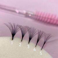 [LWF HOT]❇Abonnie ขนตาพัดลมอัตโนมัติ Fanning Easy Fan Lashes Extension 8 25 MM Self Blooming Volume Fans