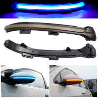 กระจกมองข้าง Flasher Light สำหรับ VW Golf 7 MK7 7.5 GTI R Sportsvan Touran L II LED แบบไดนามิกไฟเลี้ยวน้ำไหล Blinker