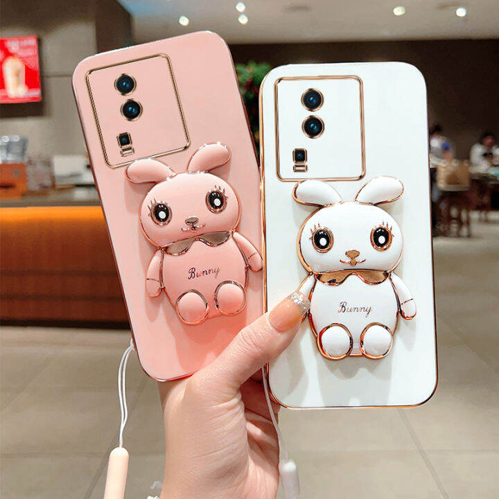 เคสนิ่มสำหรับโทรศัพท์-vivo-iqoo-เคส-neo7เคส-vivo-iqooneo7การ์ตูนกระต่ายเคสโทรศัพท์โทรศัพท์ซิลิโคนกันกระแทก