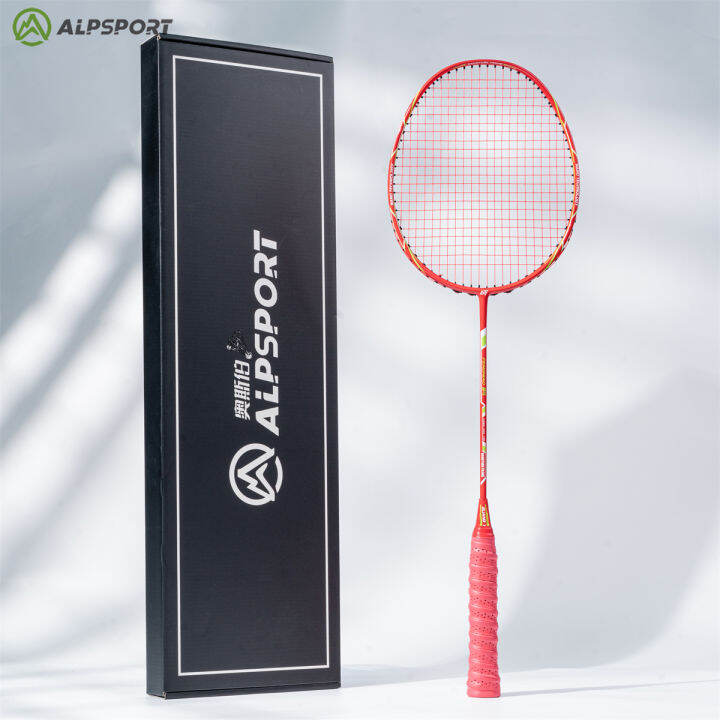 Alpsport Fn 3.0 Genuine Original Badminton Racket with Bag and Tether ...