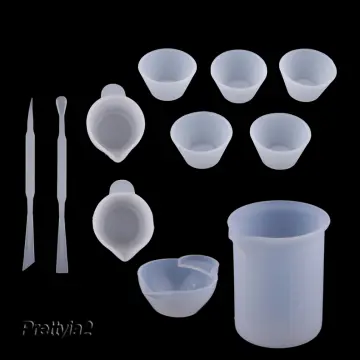 UV Resin Mixing Set For Jewelry Making Silicone Dish And Stirrers