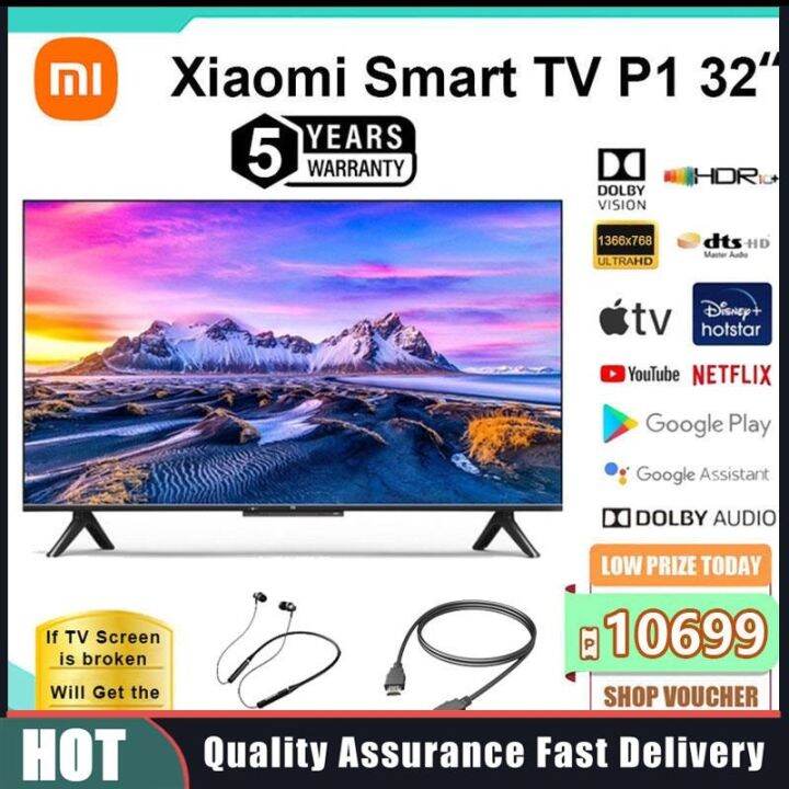 Xiaomi 32 inch Mi Android Smart TV P1 Series L32M6-6ARG Dolby Vision ...