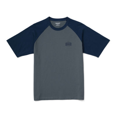 SIMWOOD  Summer New Contrast Color Raglan Sleeve T-shirt Men 100 Cotton Plus Size Oversize Tops Brand Clothing SK130369