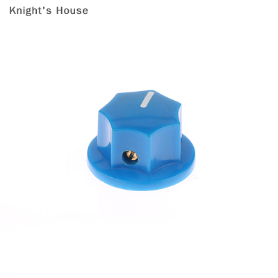 Knights House กีตาร์เบสแจ๊สแบบเจ็ดมุม6.5มม. เสียงเบสแบบกระโปรงลูกบิดพลาสติกลำโพง