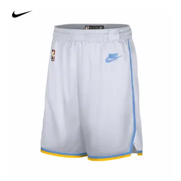 White Hot KOBE Mesh Laker Shorts