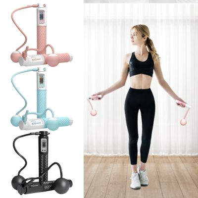 Professional Skipping Rope Girl Slimming Lose Weight Bodybuilding Shaper Trainer WomenMen Gym Burning Counter Cordless Jump Rope