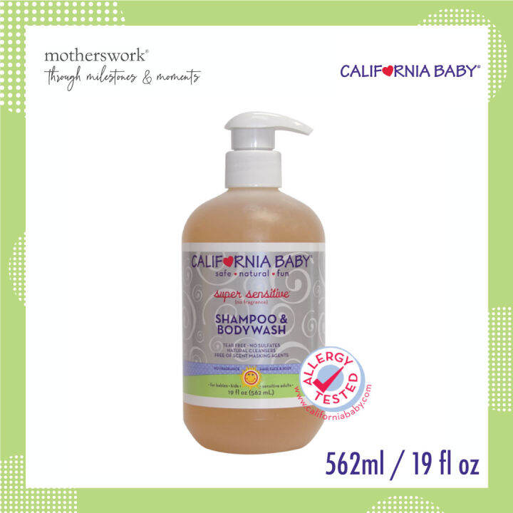 California baby super sensitive hot sale shampoo